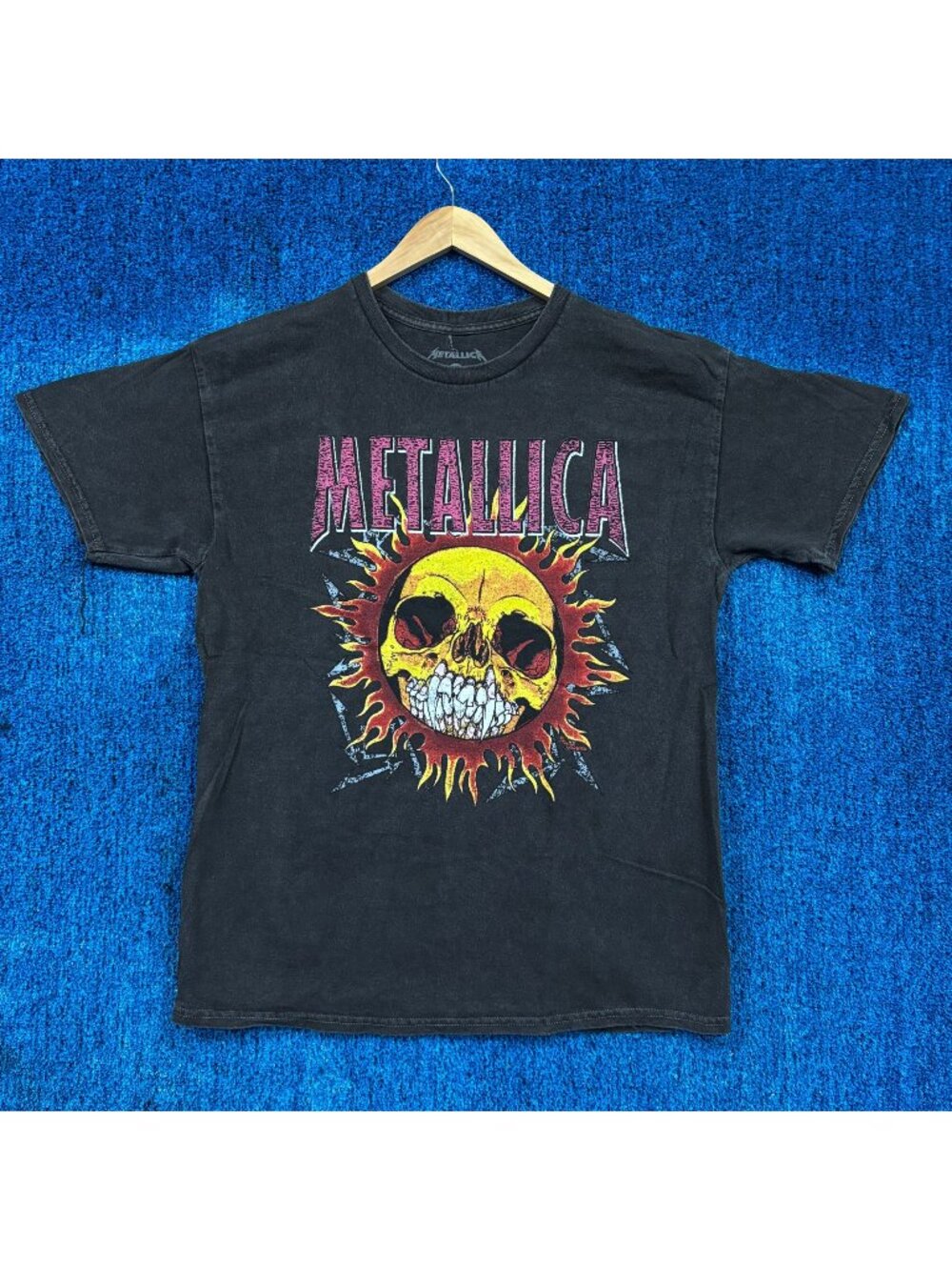 Metallica Poor Re-Touring ME 98 Sun Heavy Metal Baggy Tee M